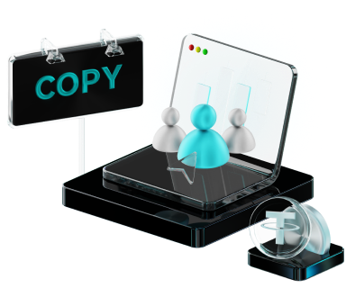 Copy trading hero illustration